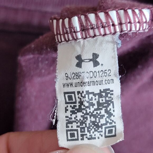 Under Armour T-Shirt Mens Large Maroon Wounded Warrior Project 3/4 Sleeve Loose - Picture 13 of 14